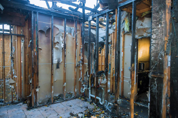 Professional Soot Cleanup technician working in Round Hill, VA